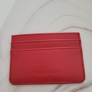 Truffle Red Card Holder